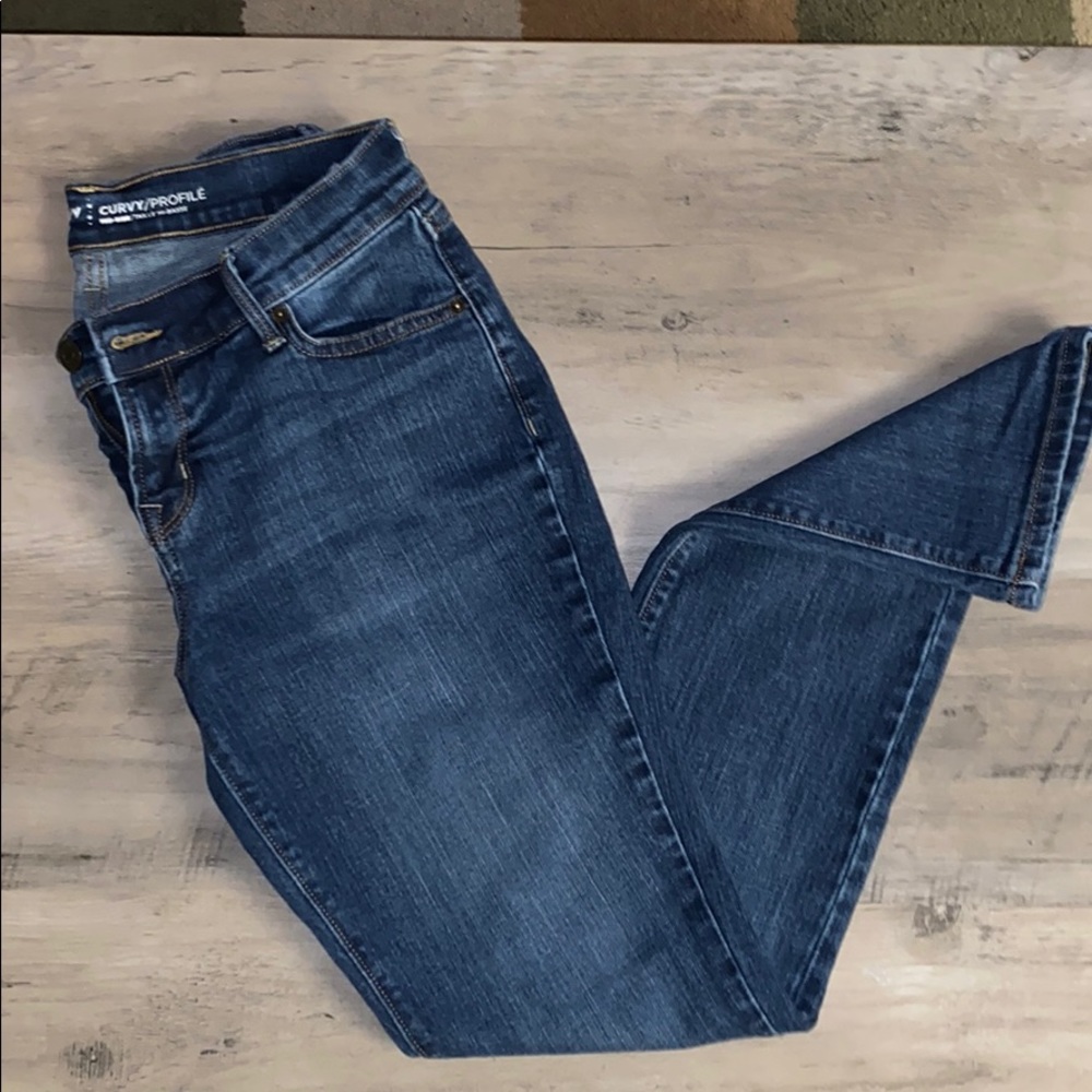 Curvy style boot cut jean pant